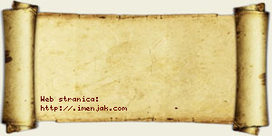 Isak Radivanović vizit kartica